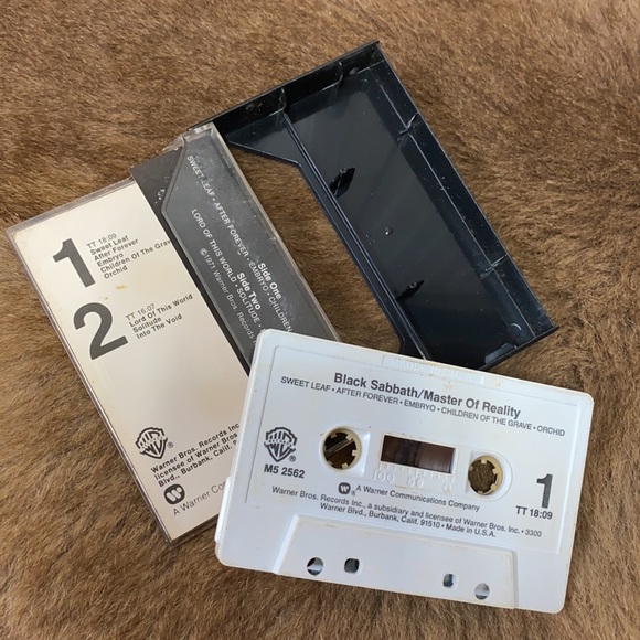 1971 Black Sabbath Master of Reality Cassette - Picture 3 of 5